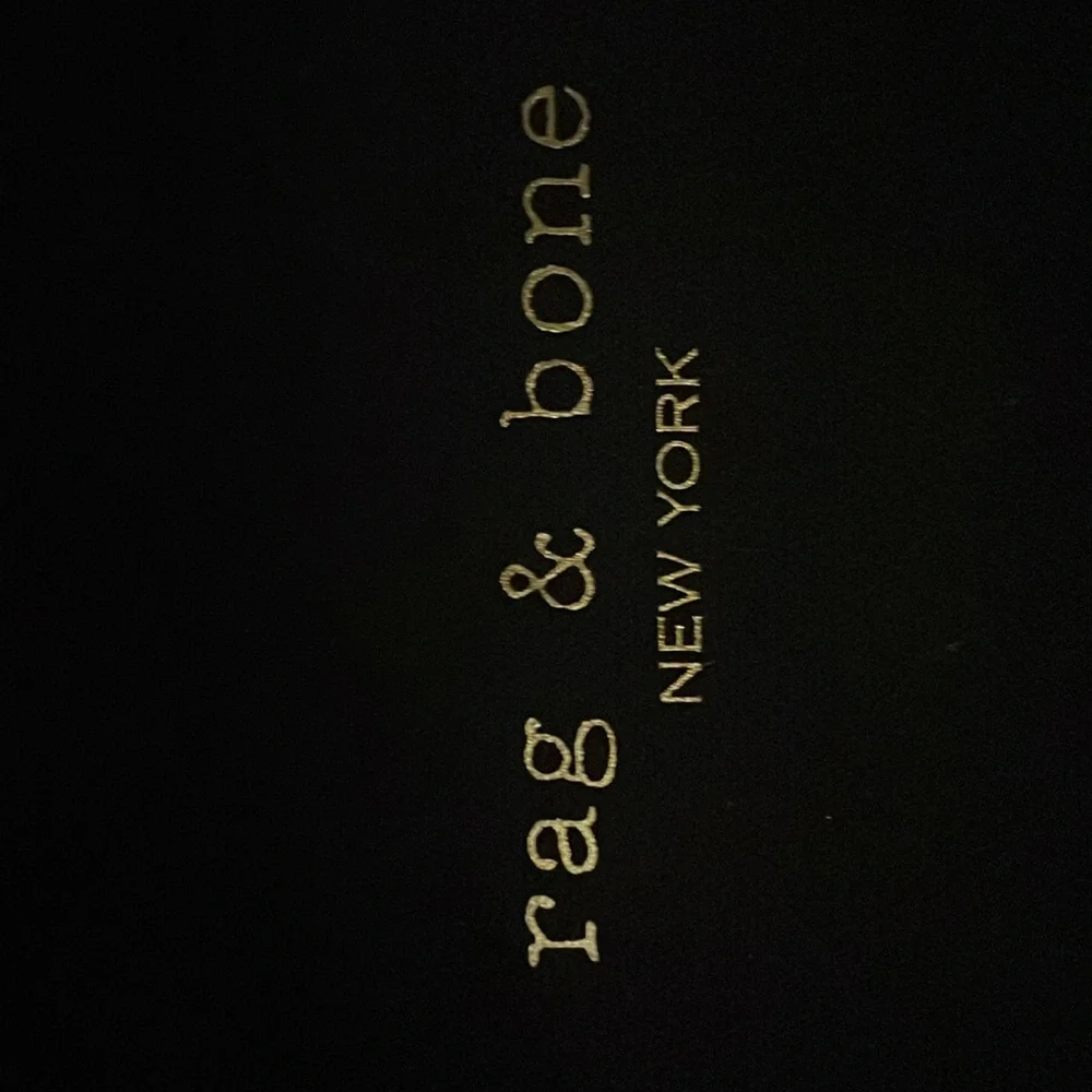 Rag and Bone Black Velvet Garment Bag